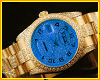 Gold Blue Rolex