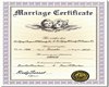 CNW wedding certificate