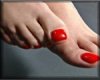 Small Feet + red nail