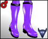 PVC boots violet (m)