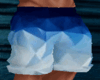 Blue White Beach Short