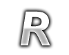 Metallix Uppercase R