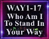 Stand In Your Way
