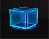 Baby Blue Neon Cube