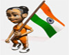 Indian Flag Sticker