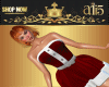 Santa Lady's Dress Red