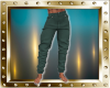 TEAL GREEN JEANS - M