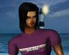[KK] T shirt Purple Lean