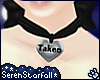 SSf~ 'Taken' Bow Collar