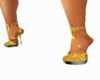 Goddess Gold Shoes {S}