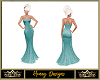 Luxury Teal Gown
