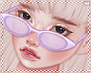 w. Lilac Sunglasses