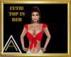 (AL)Cutie Top Red