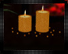 Yellow Pearled Candles