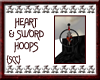 {SCC}Heart & Sword Hoops