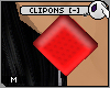 ~DC) ClipOns M [red]