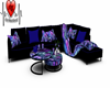 Black & Flowers Couch