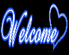 Welcome Sticker-Blue