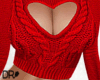 DR- Red heart cable knit