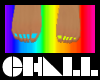 (F) Rainbow Rave feet