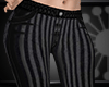grey stripe black pants