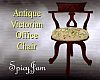 Antq Vict Office Chair C