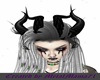 black demon horns