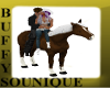 BSU On Horseback & Kiss