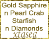Crab n Starfish Earrings