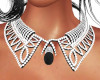 Blk Pearl Collar