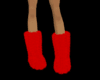 Fluffy Boots Red