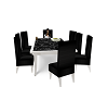 BLACK MARBLE DINING 