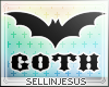 $J GOTH Bat Headsign