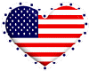 USA Heart sticker