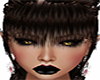 brown/black white bangs