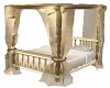Gold Canopy Bed w Poses
