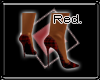 [bswf] red plaid shoes