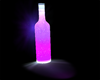 bottle lamp purpe/pink