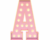 TX Letter A / Pink