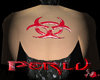 (PX)Biohazard Tatto Red