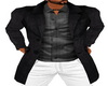 Black Coat W/Gray Shirt