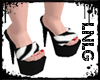 L:LG Heels-Zebra