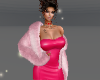Pink Fur Fluffy Cardigan