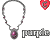 Necklace3 Gem Purple