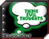 Evil Thoughts Sticker