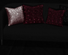 Black Wine  Curvy Couch