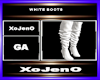WHITE BOOTS