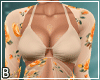Peach Rose Scarf Dress