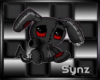 Black and Red Bunny 