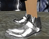 D silver shoes h